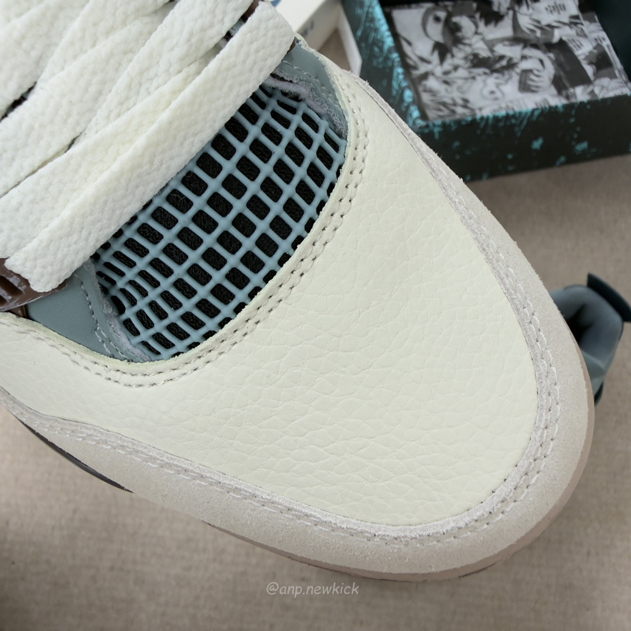 Air Jordan 4 Retro X Andrew Chiou Snorlax Custom (3) - www.newkick.vip